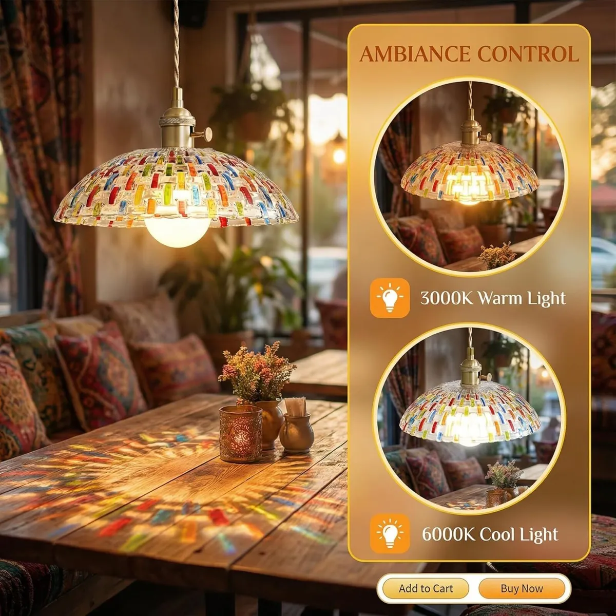 Kitchen Island Pendant Light Vintage Dining Room - Image 4