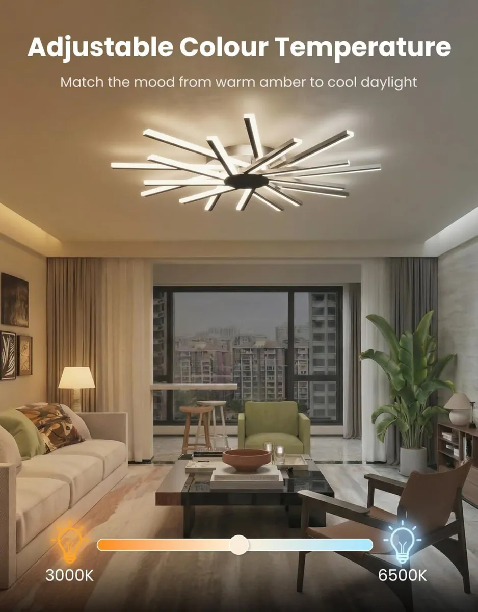 Φ96cm Ceiling Lights Living Room Large Lighting - Image 4