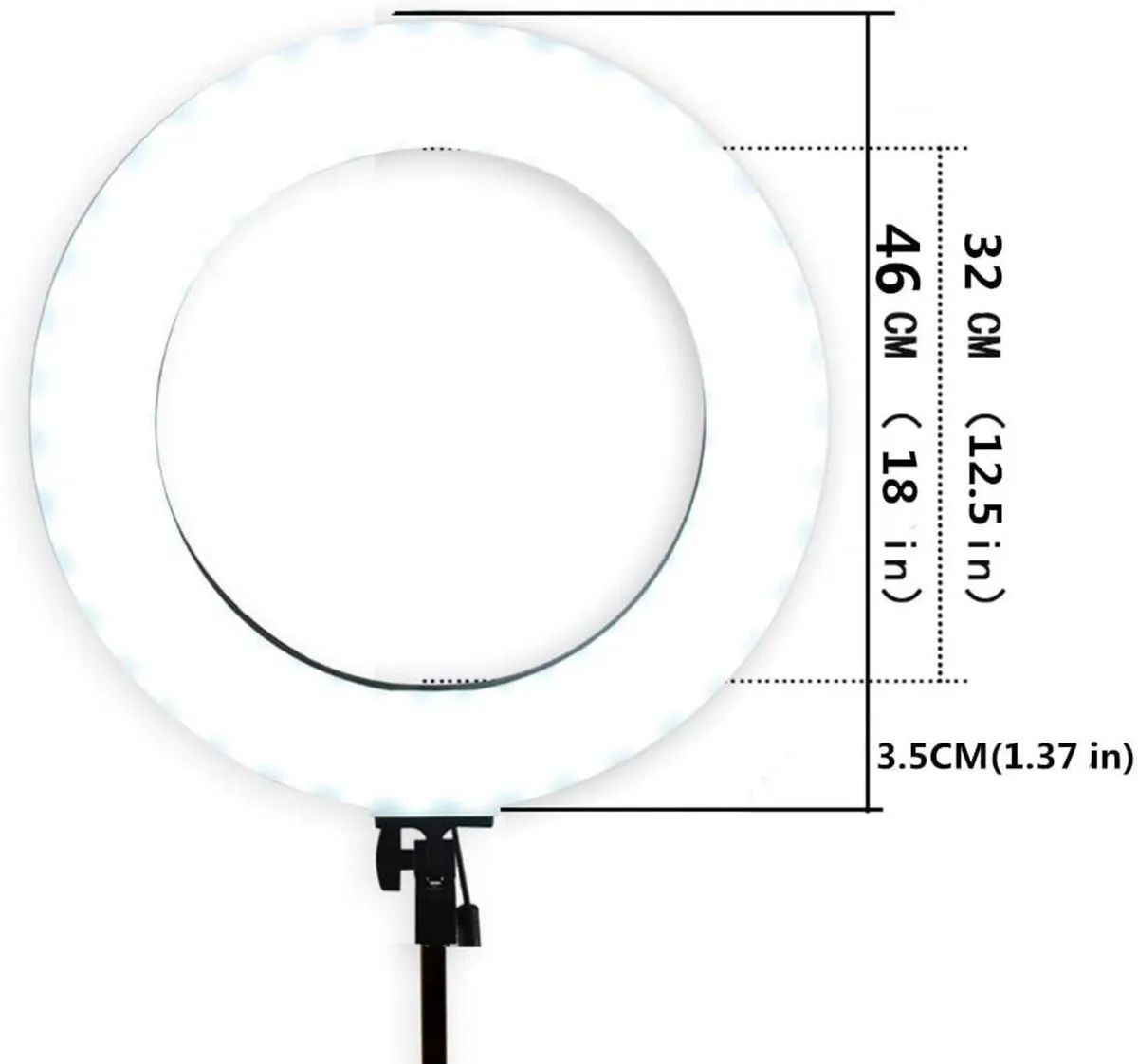 18 60WLED Ring Light Beauty Lighting Eyebrow - Image 2