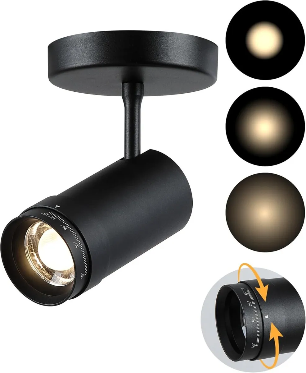 9W LED Zoomable Ceiling Spotlight Dimmable - Image 1