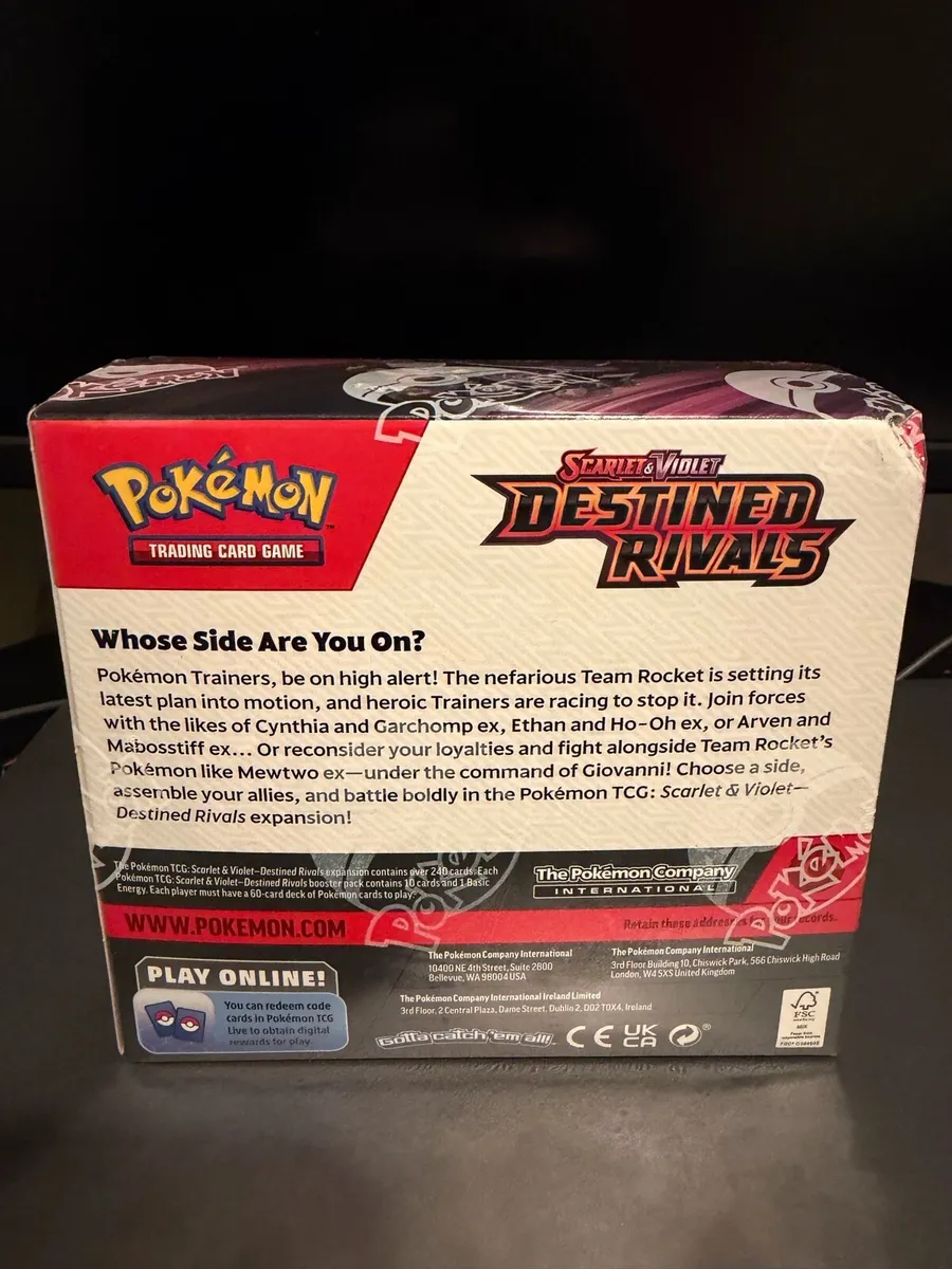 Pokemon Destined Rivals booster box - Image 3