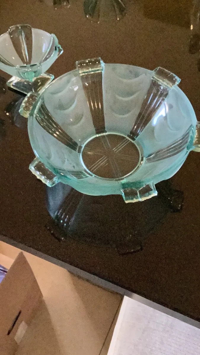 Dessert  Serving Bowl with 6 individual bowls - Image 1