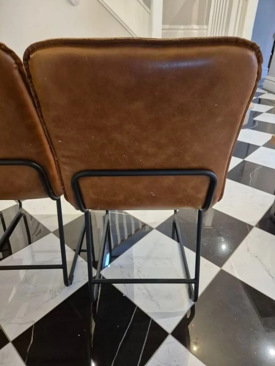 3X kitchen table chairs - Image 3