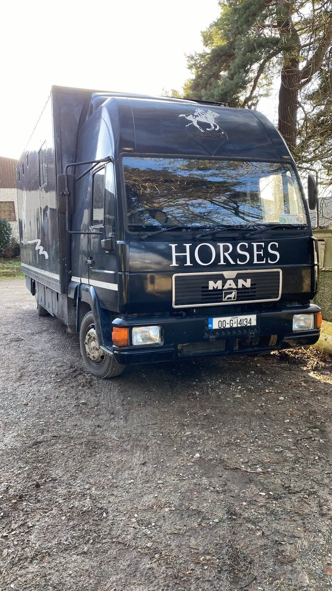 00 Man horse truck - Image 1