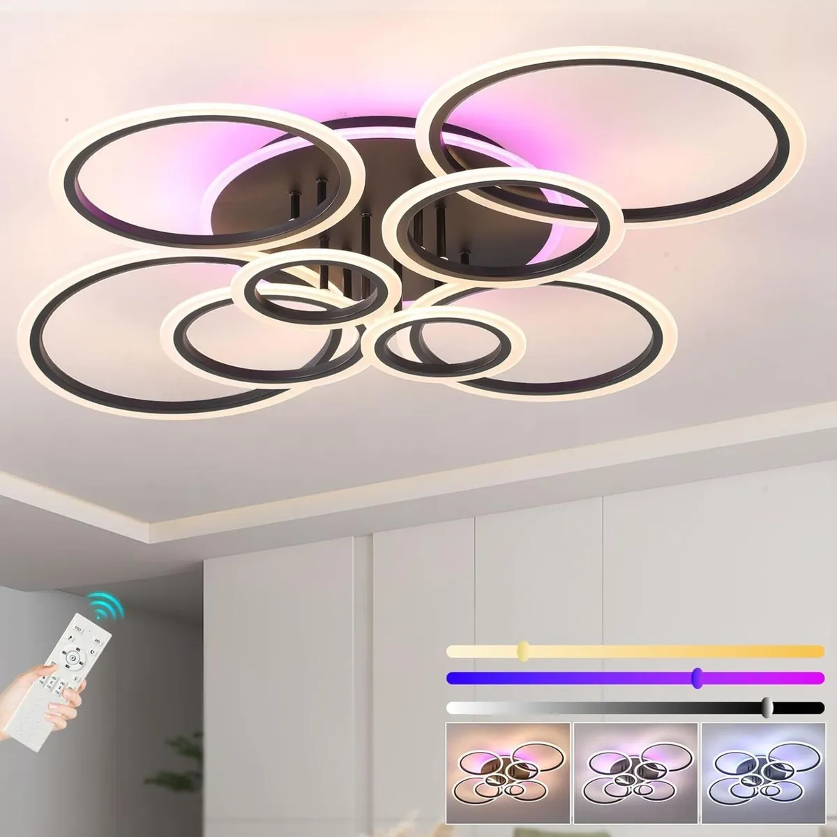 Dimmable Modern Ceiling Lights 80W Led Lamp - Image 1