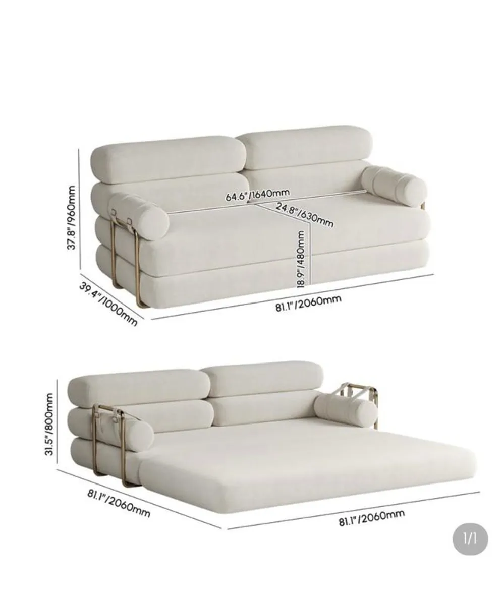 3 seater convertible sofa bed - new in the box! - Image 1