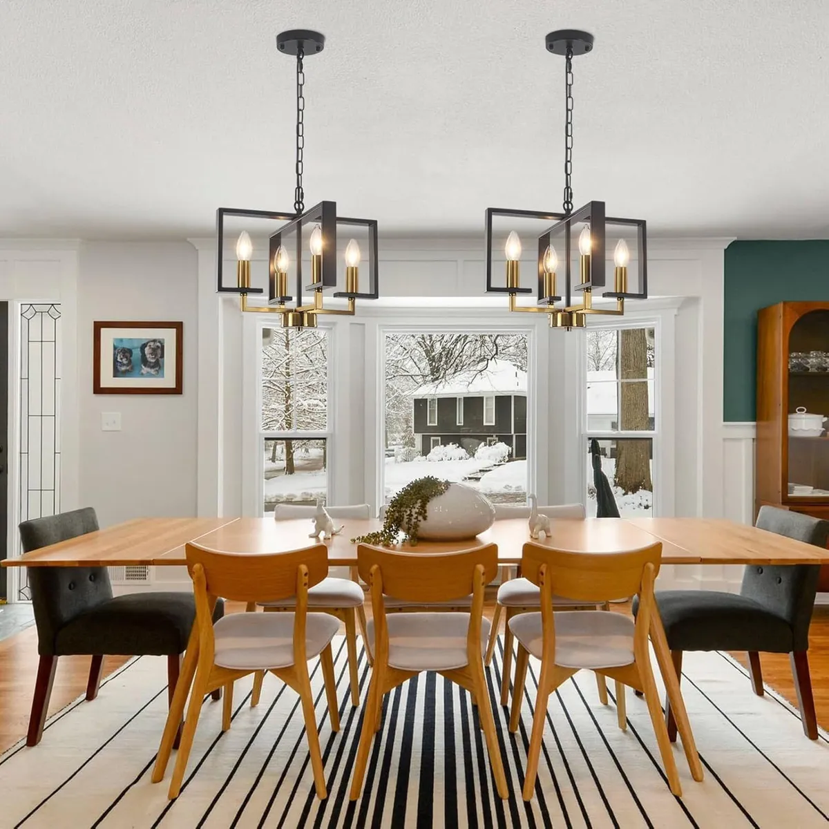 Modern Chandeliers Ceiling Light Industrial Gold - Image 2