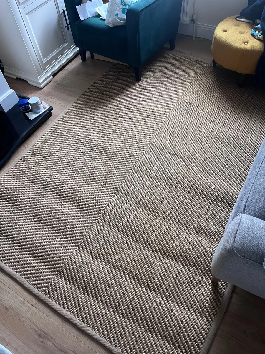 IKEA HELLESTED jute rug - Image 1