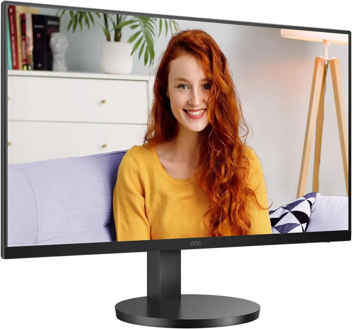 AOC 4K UHD 27" IPS HEIGHT ADJ SPEAKER - Image 2