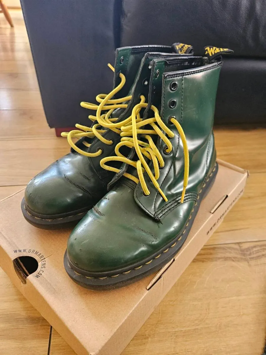 Dr martens boots green - Image 1