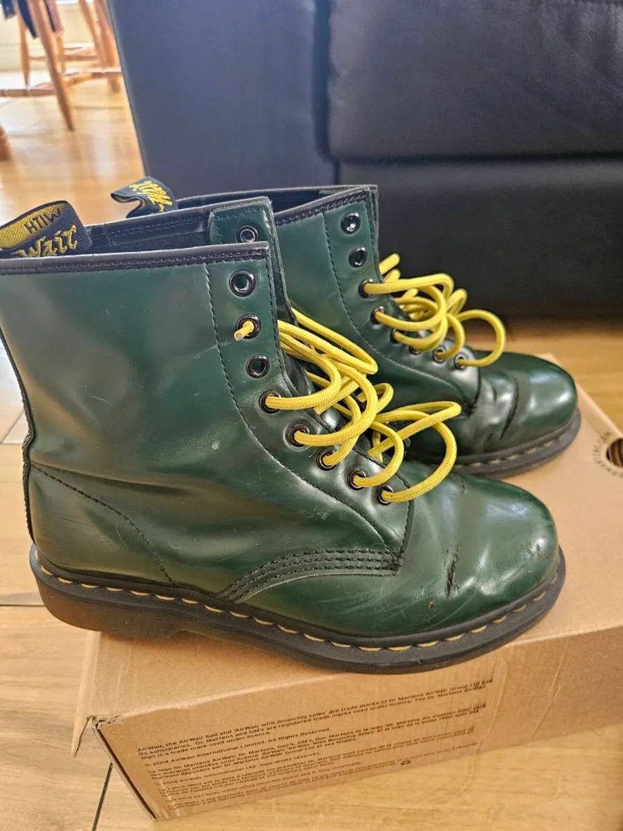 Dr martens boots green - Image 3