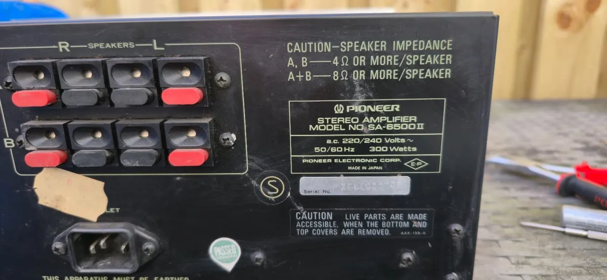 VINTAGE POWER AMPLIFIER PIONEER SA 6500 II - Image 3