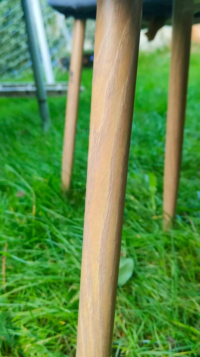 Kitchen gray chairs x5 - Image 2