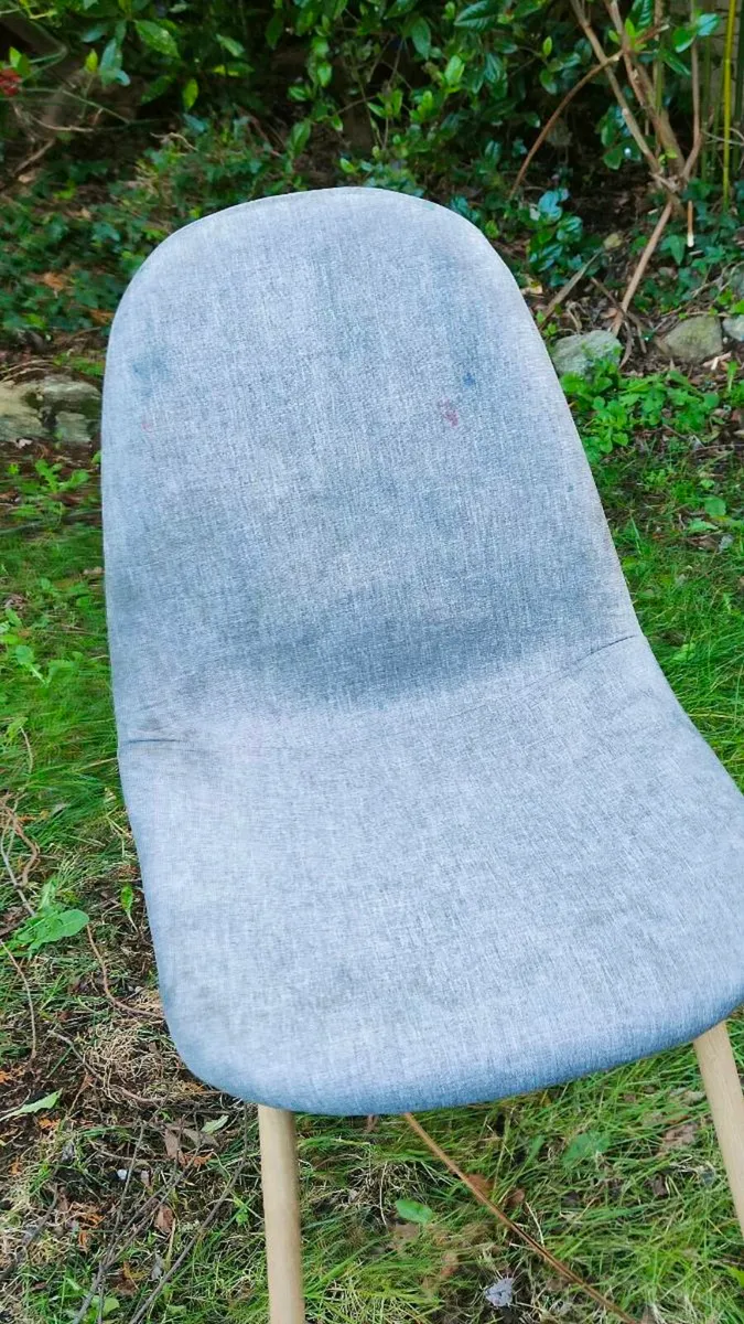 Kitchen gray chairs x5 - Image 4