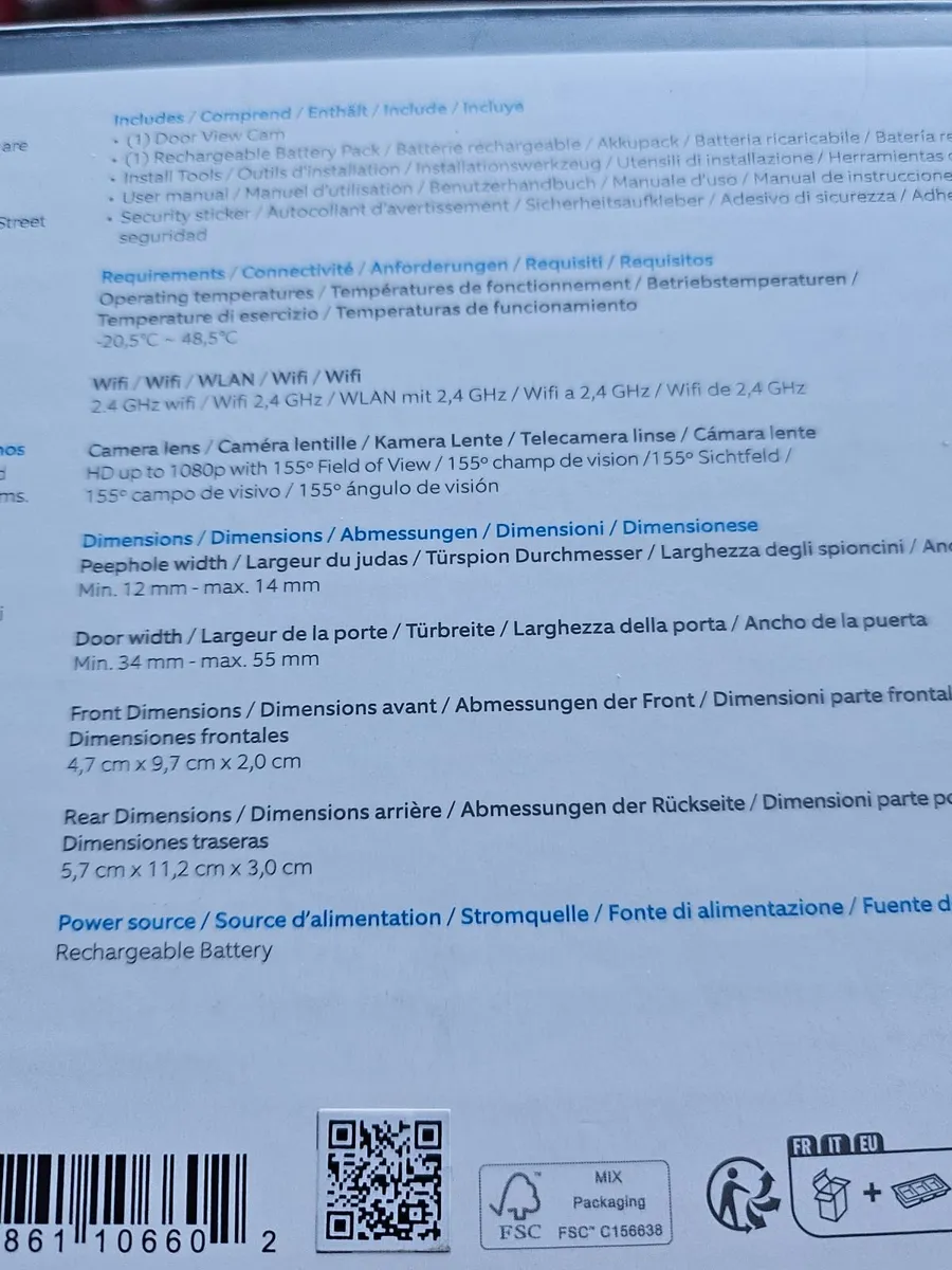 Ring door view cam - Image 1