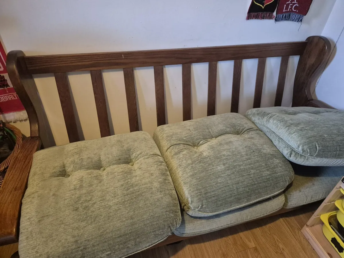 Solid Wood Sofa - Image 3