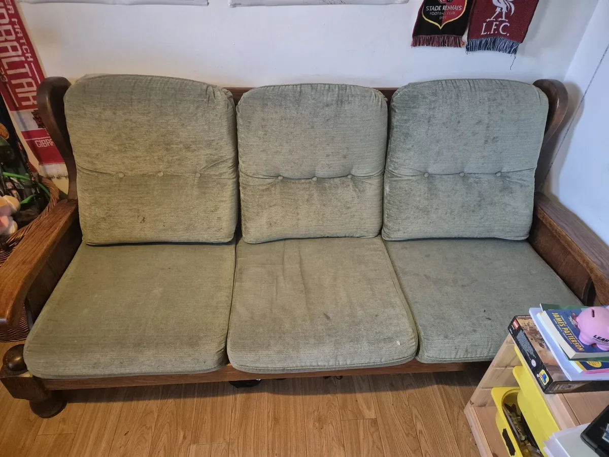 Solid Wood Sofa - Image 2