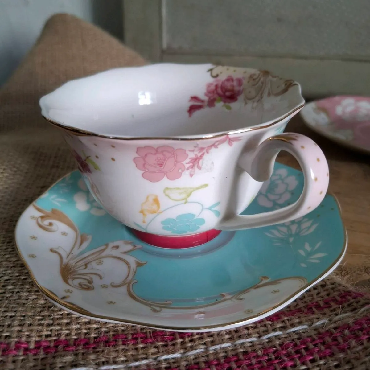 Rosa Belle Cups & Saucers - Image 2