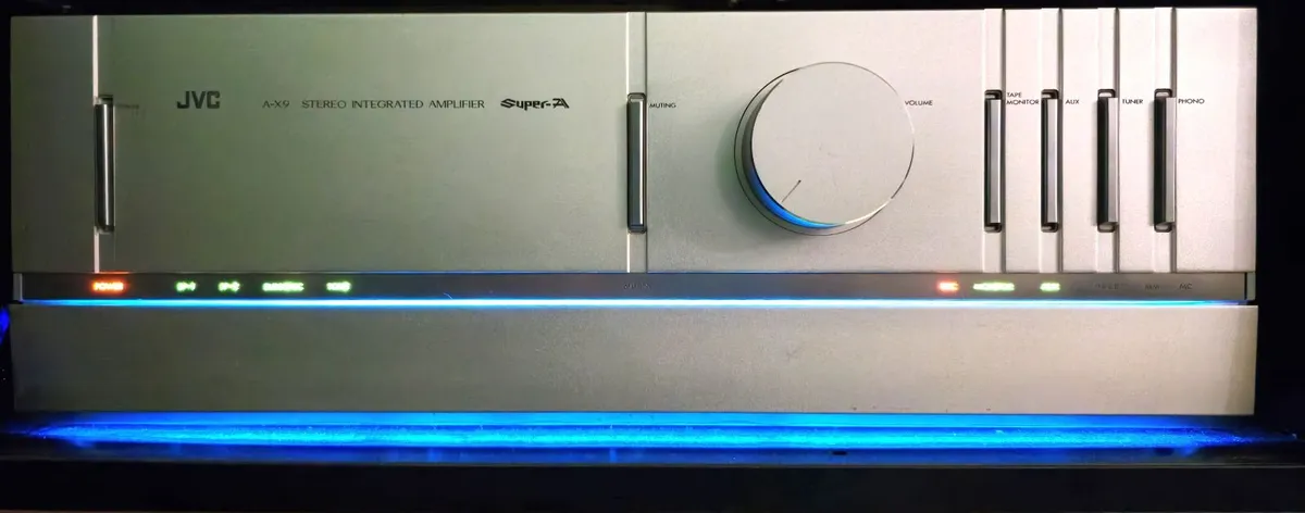 JVC AX-9 HI-END POWER AMPLIFIER  NEW CAPACITORS - Image 2