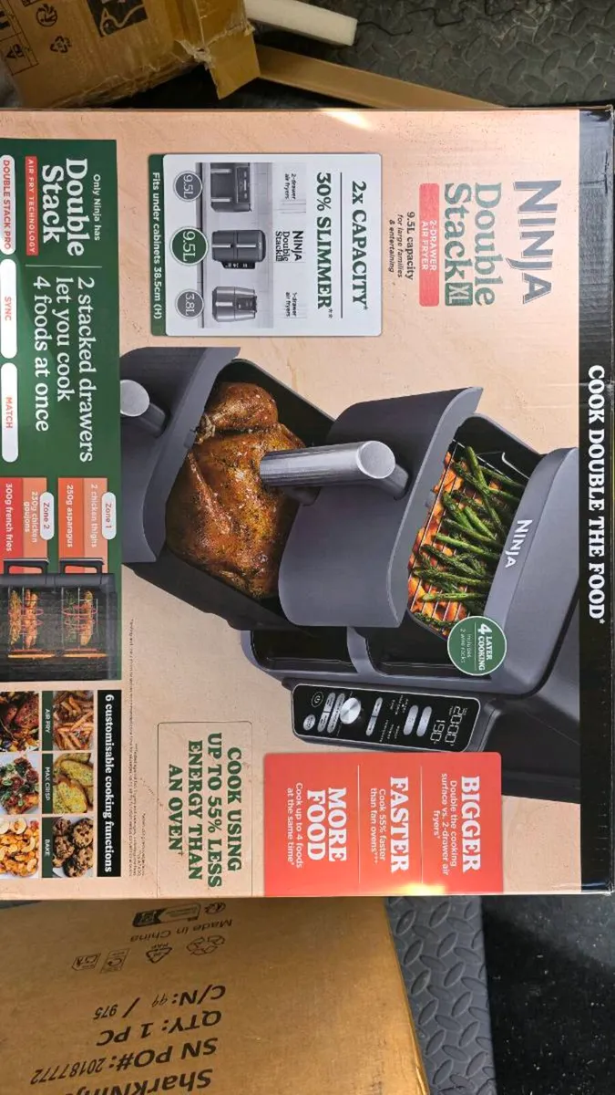 Ninja Double Stack XL 9.5L Air Fryer