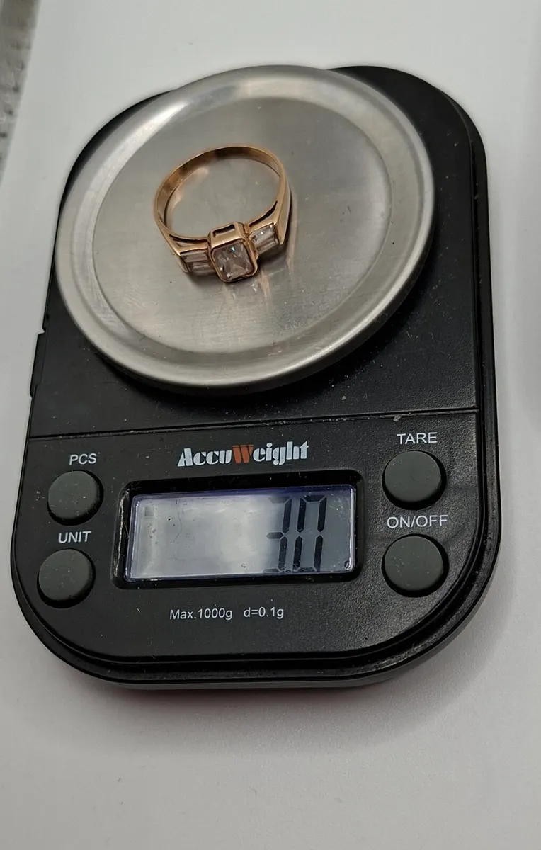 14 ct yellow gold ring - Image 4