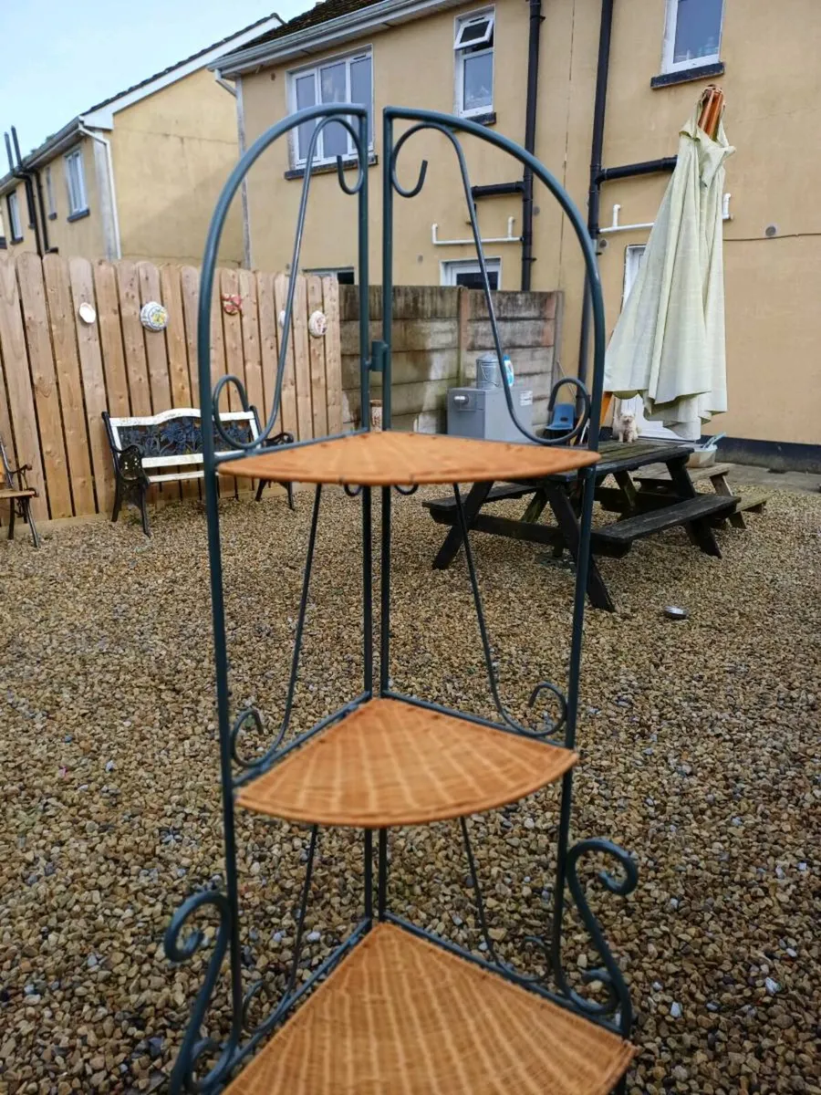 Metal Corner Shelf Unit - Image 3