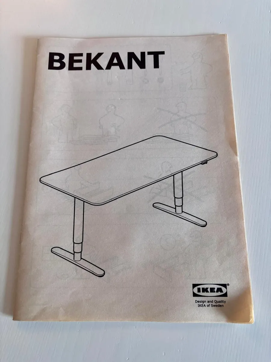 Bekant Sit Stand Desk 160x80cm - Image 3