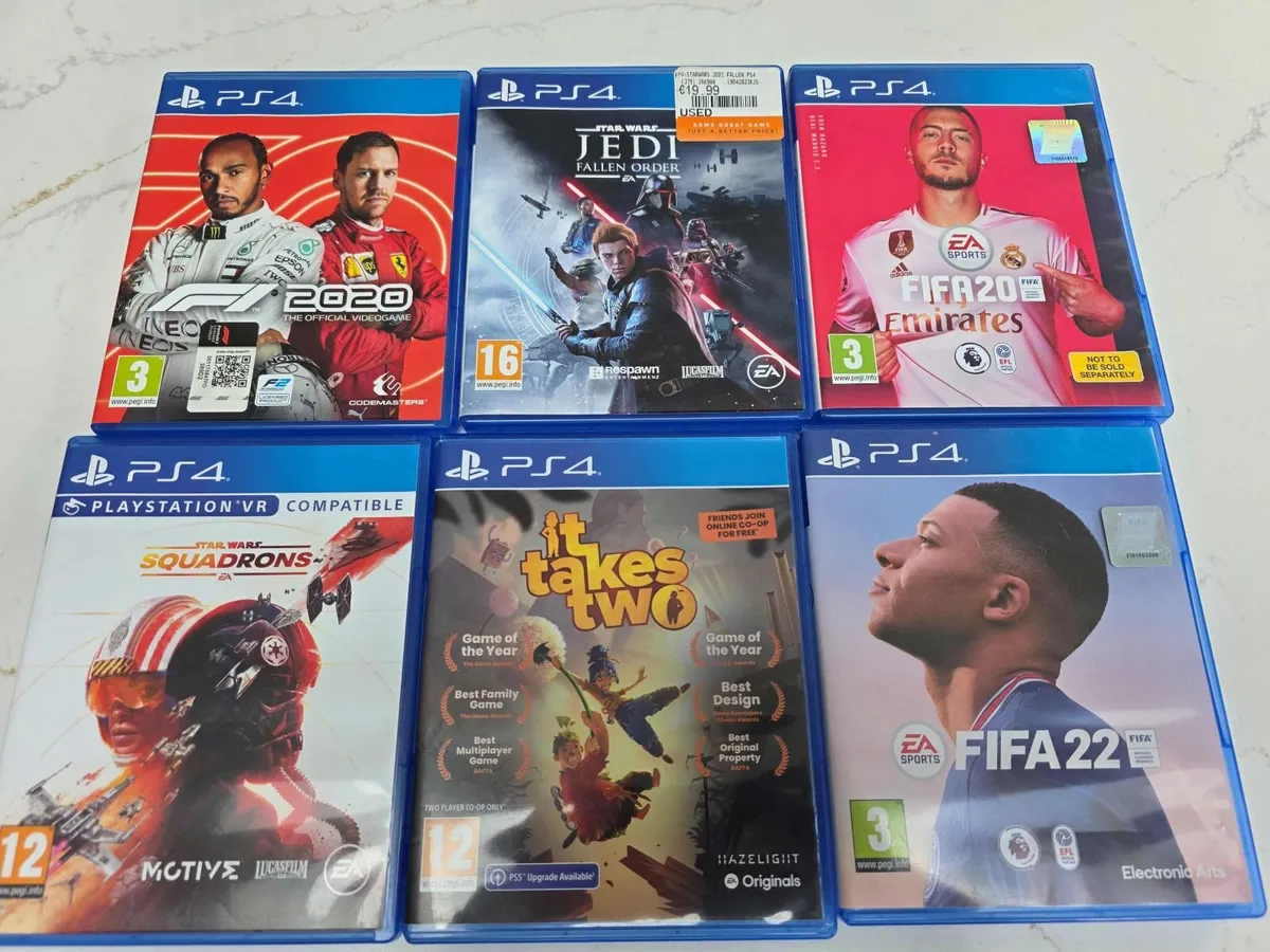 PS4 Bundle for Sale – 3 Controllers + 6 Games - Image 2