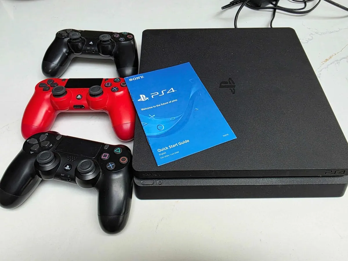 PS4 Bundle for Sale – 3 Controllers + 6 Games - Image 1