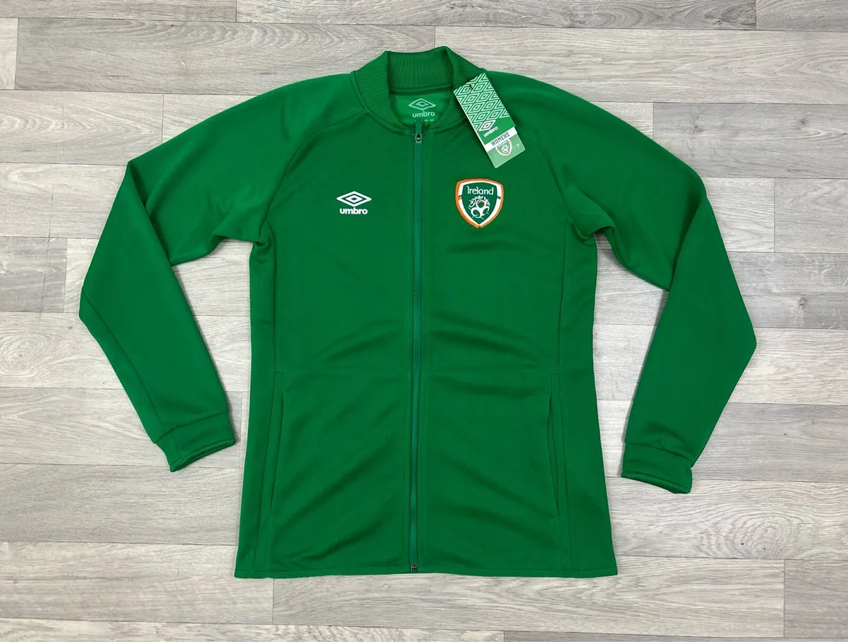 NEW Ireland Football Track Jacket Womens Large - Image 1
