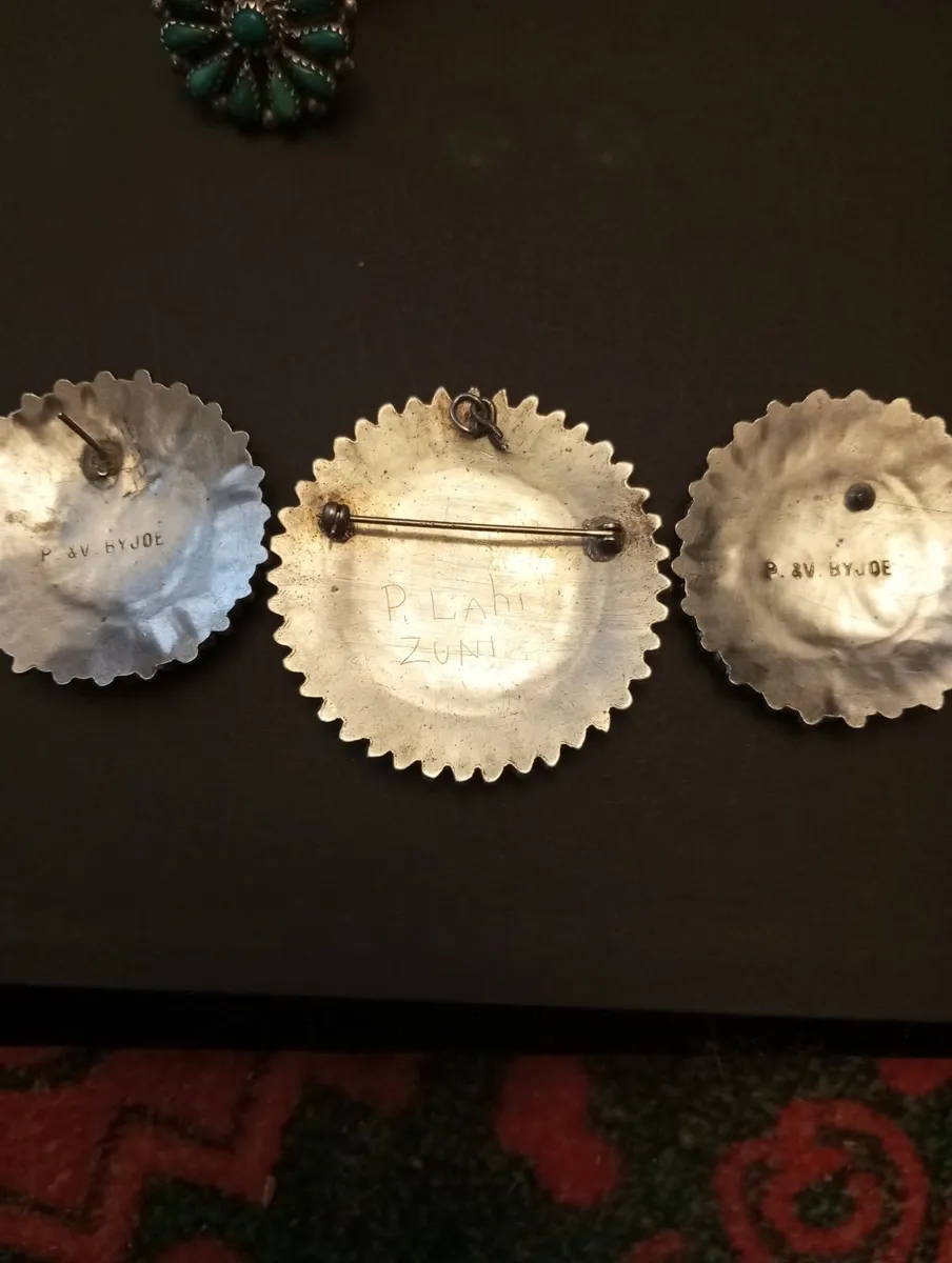 Native American turquoise antique silver rare - Image 2