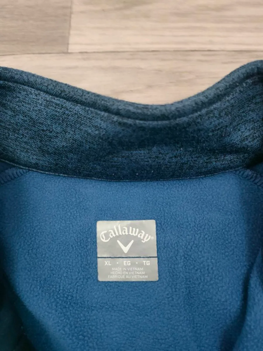 Callaway Golf Half Zip Jumper Mens XL - Image 4