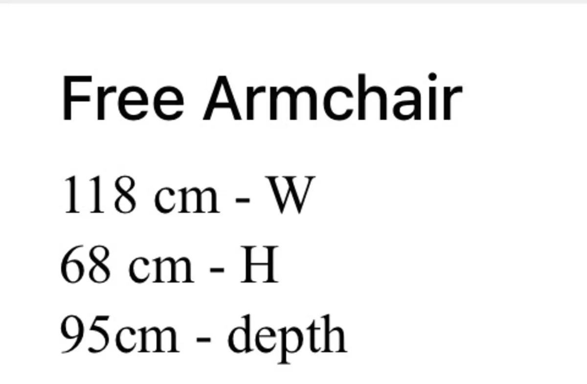 Free arm chair - Image 4