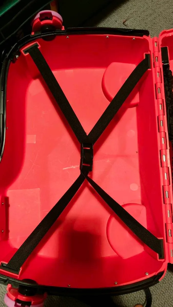 Pink pig suitcase - Image 2