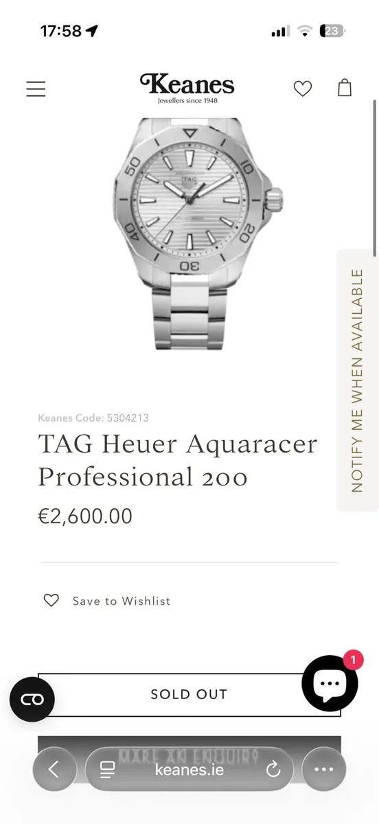 TAG Heuer Aquaracer Professional 200 - Image 4