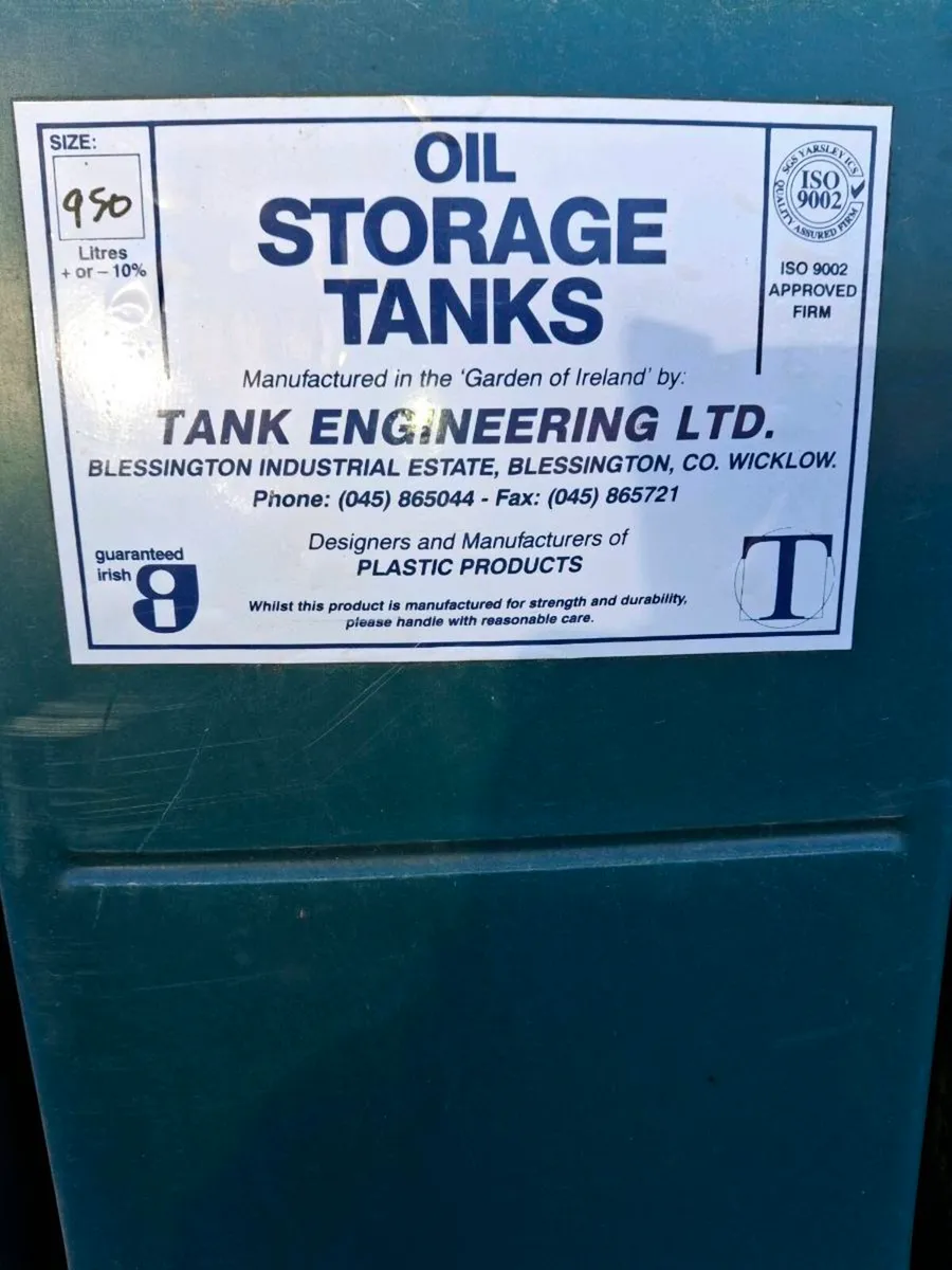 Rabbe  Steel dept wheels  and oil tanks and stand - Image 3