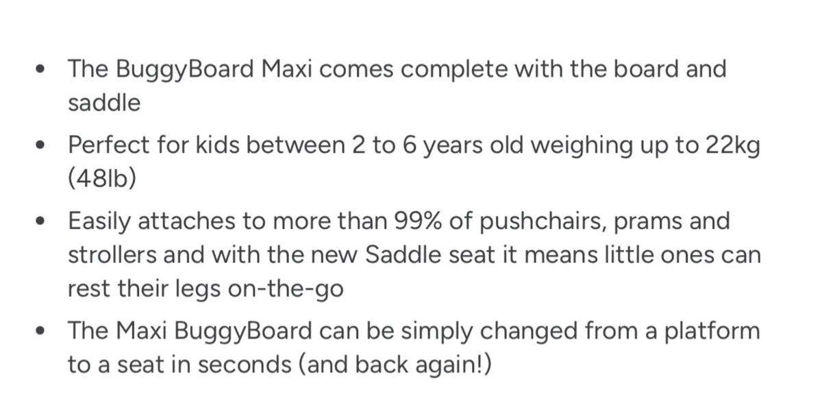 Lascal Buggy Board Maxi plus - Image 2