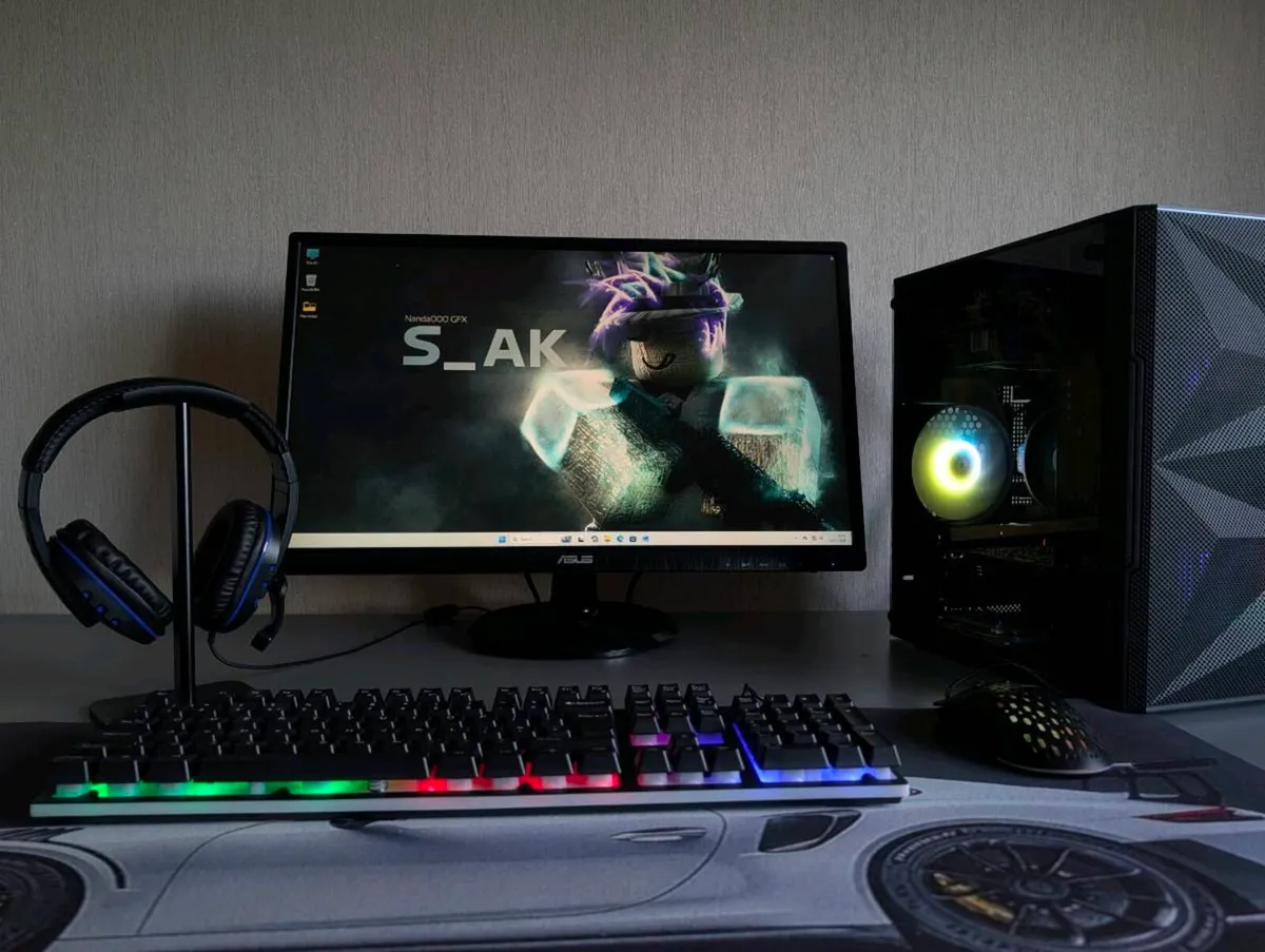 Full Setup AMD Ryzen Gaming PC Ryzen 3 3100 | 16GB - Image 1