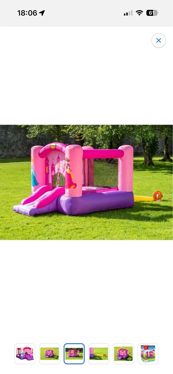 Happy Hop Princess Bouncy Castle - Image 4