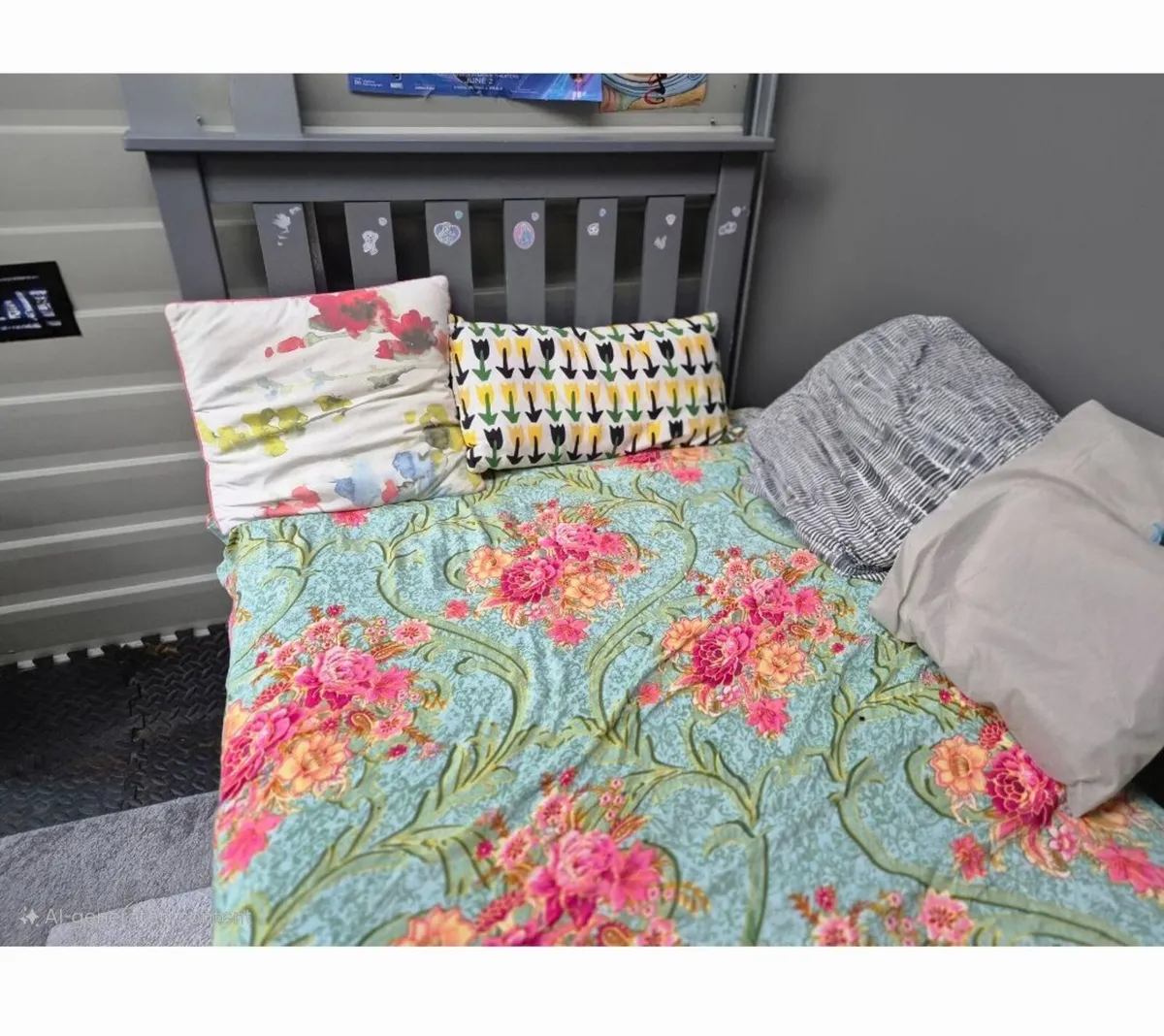 Ikea single bed with mattress - Image 2