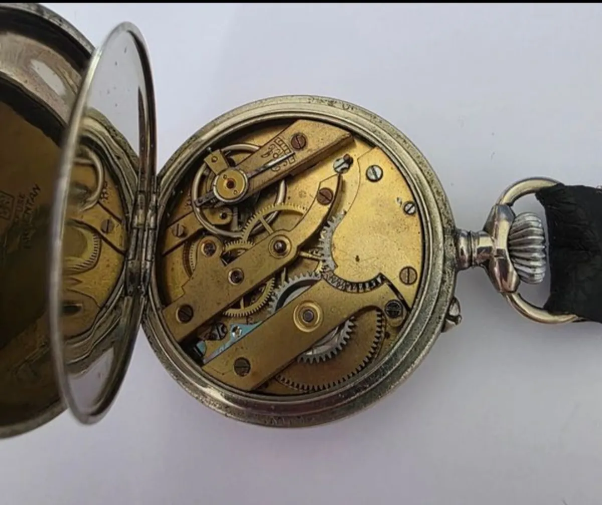 Antique French pocket watch - Image 4