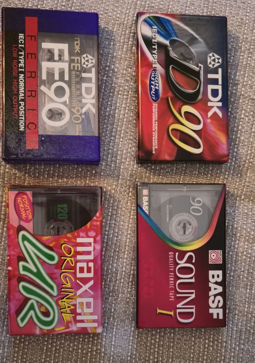 New Tape Casette ORGINAL TDK  BASF  MAXELL  SONY - Image 1