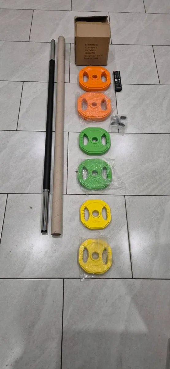 Brand new 20 kilo fully adjustable bodypump weight - Image 1