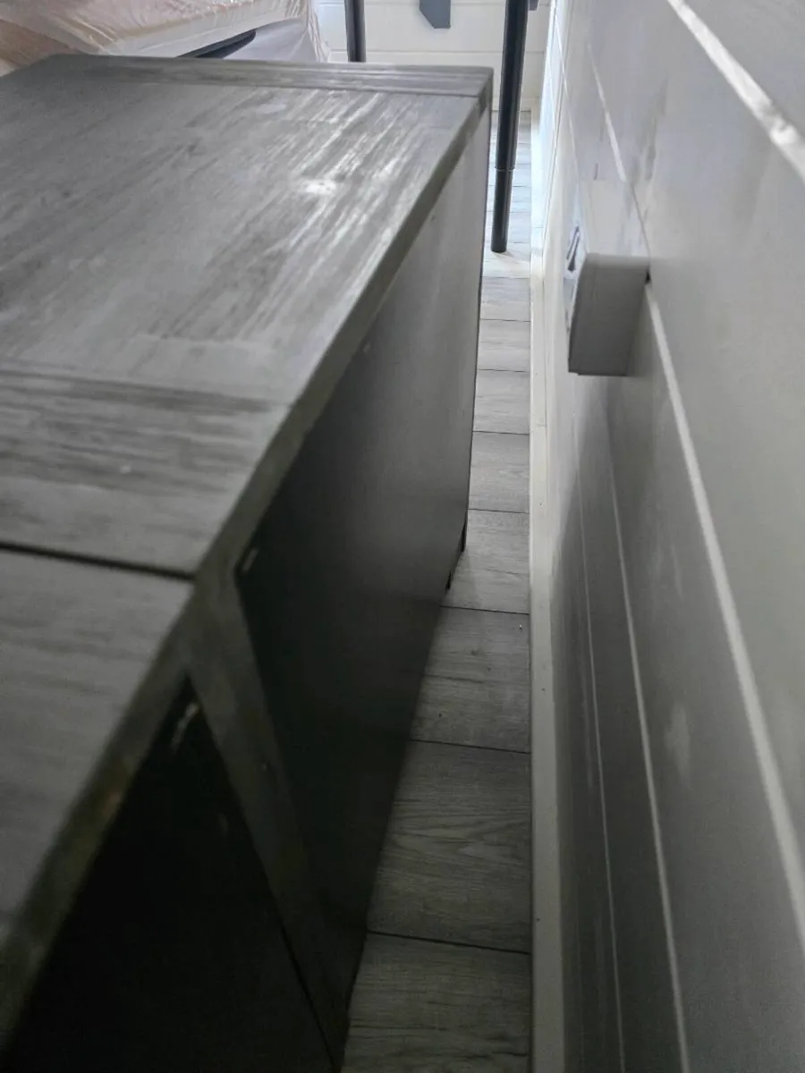 Coolmore Bedside Locker | 2 Drawer | Grey - Image 2