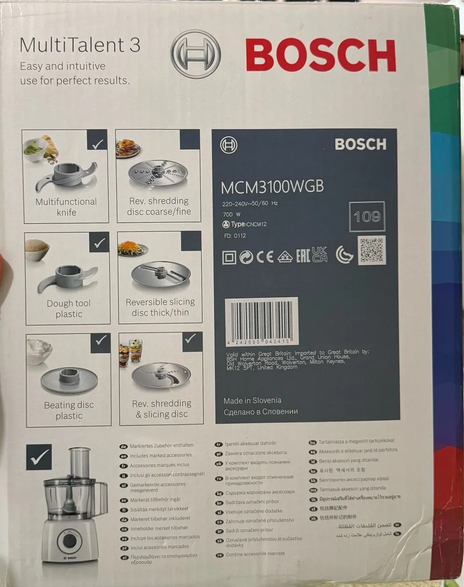 Food processor MultiTalent 3 - Bosch - Image 2