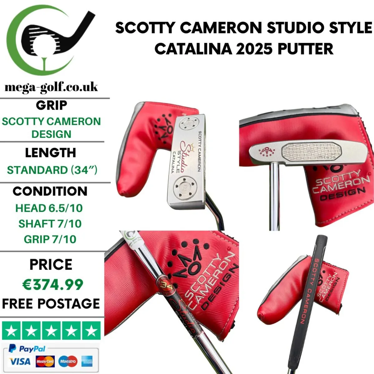 Scotty Cameron Studio Style Catalina 2025 Putter - Image 1