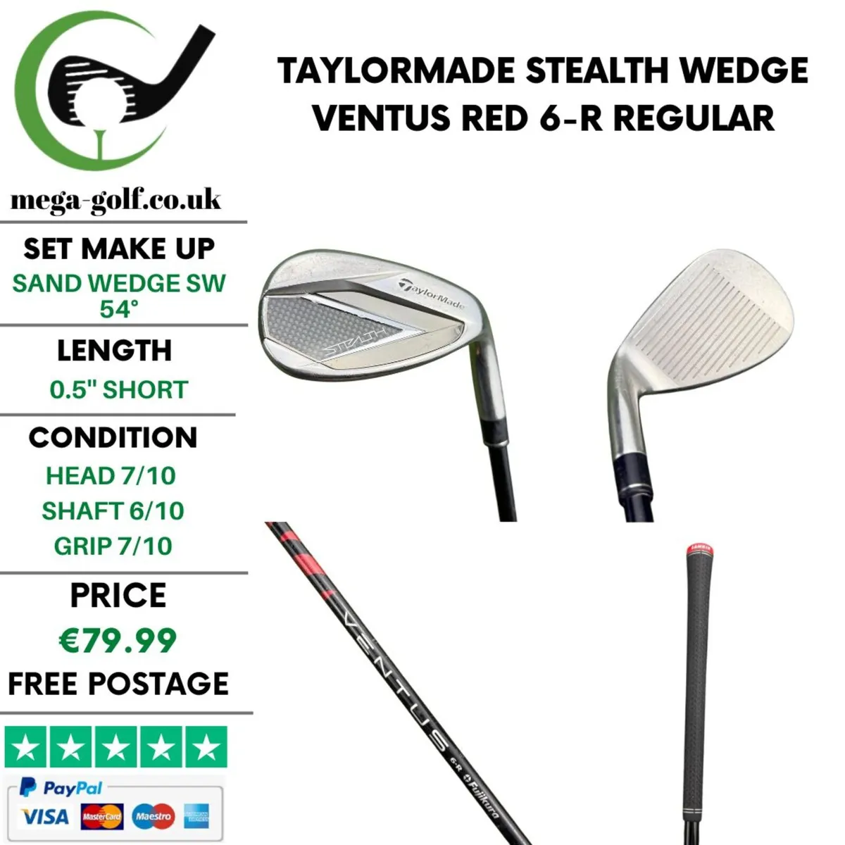 Taylormade Stealth Wedge Sw 54° / Regular - Image 1