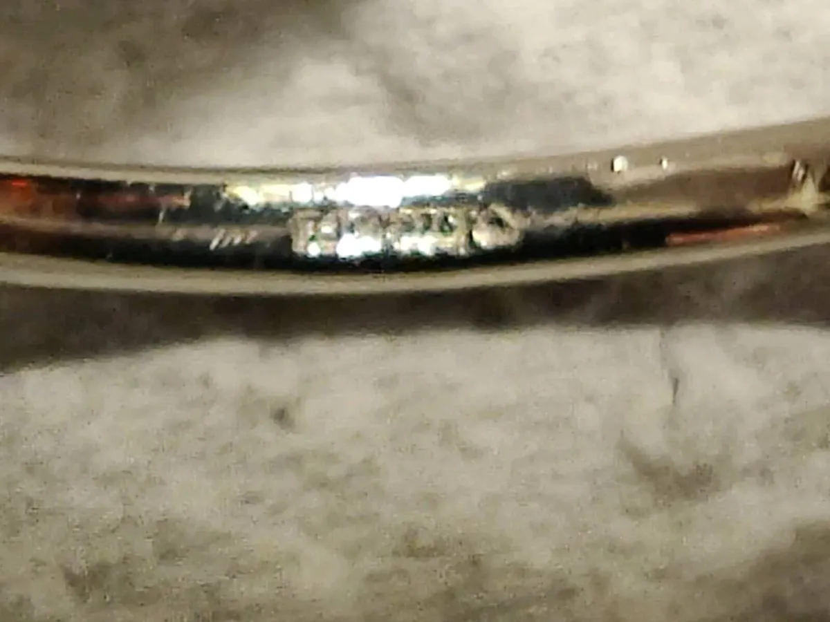 RARE PINK TOURMALINE, 9CT White Gold New Ring ! - Image 2