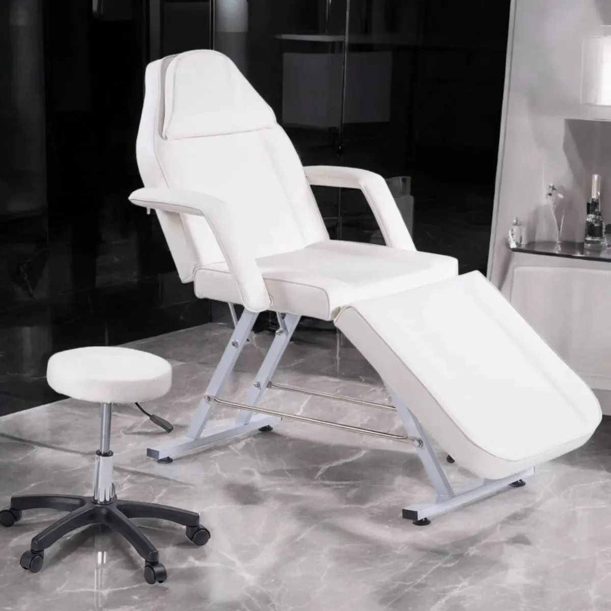 Beauty bed massage Table with stool brand new - Image 2