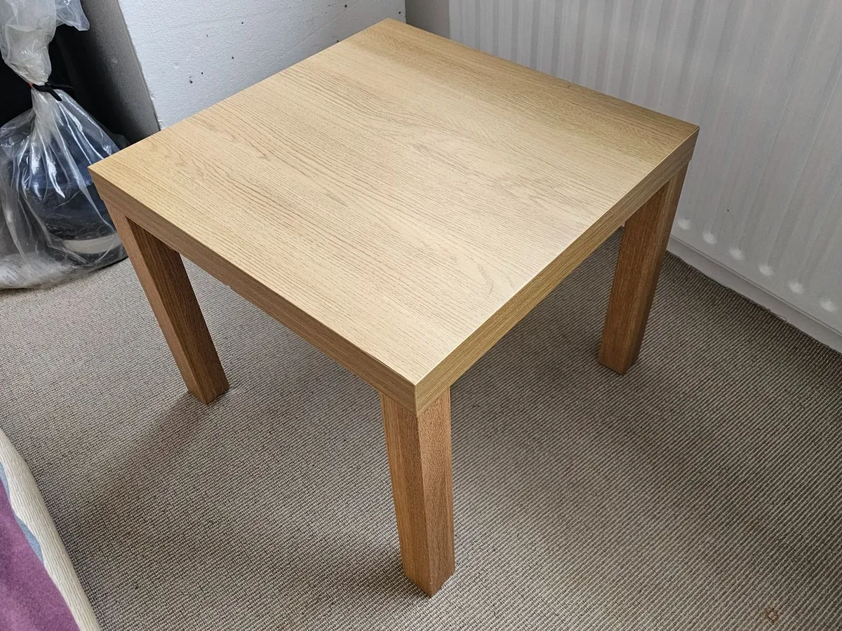 Ikea Lack Side table Coffee Bedside Nightstand Oak - Image 2